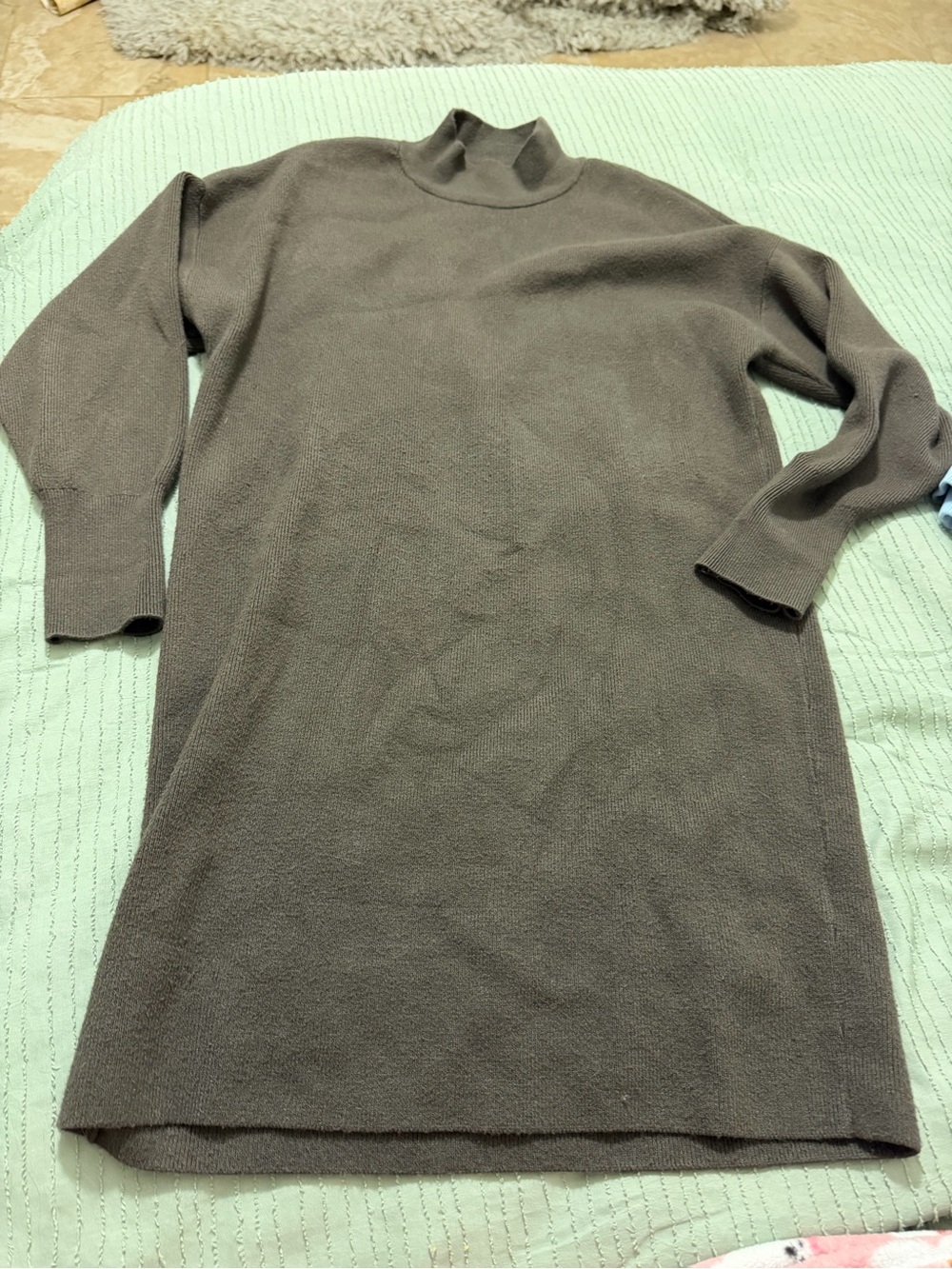 Abercrombie & Fitch Long Sleeve Brown sweater Dress